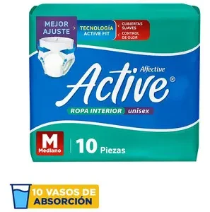 Affective Ropa Interior Unisex M x 10 Piezas  (Máxima Absorción) - Máxima absorción