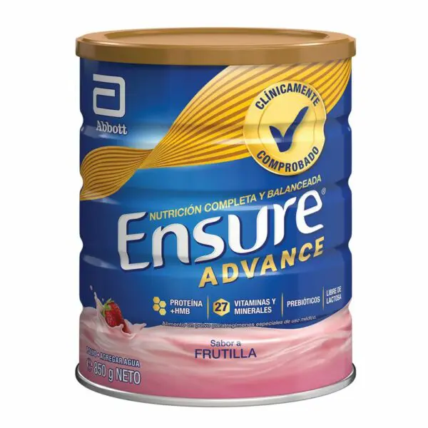 Ensure Advance Frutilla 850 g (Abbott)