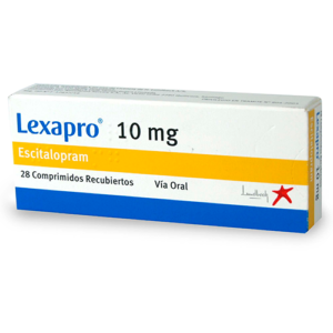LEXAPRO x 28 COMPRIMIDOS RECUBIERTOS DE 10 MG - Lundbeck chile