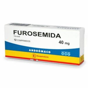 FUROSEMIDA 40 MG. 12 COMP. (AND) - Sin laboratorio