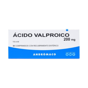 ACIDO VALPROICO x30 COMPRIMIDOS CON RECUBIERTO DE 200 MG - Andromaco
