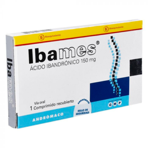 IBAMES COMPRIMIDO RECUBIERTO 150MILIGRAMOS 1 - Andromaco