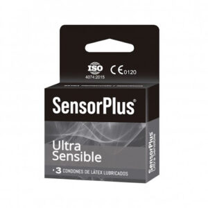 PRESERVATIVOS SENSOR PLUS ULTRA SENSIBLE x3 UNIDADES - Farmaceutica esan