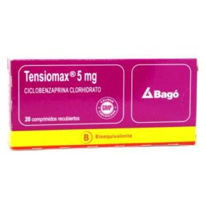 TENSIOMAX x20 COMPRIMIDOS RECUBIERTOS DE 5 MG - Bago