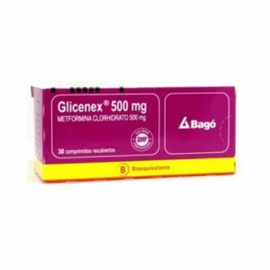 GLICENEX x30 COMPRIMIDOS RECUBIERTOS DE 500 MG - Bago