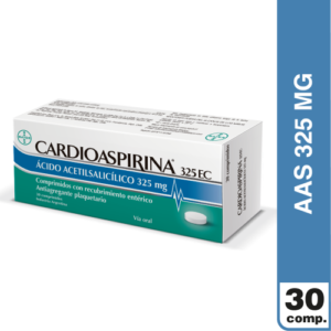 CARDIOASPIRINA x30 COMPRIMIDOS RECUBRIMIENTO ENTERICO DE 325 MG - Bayer