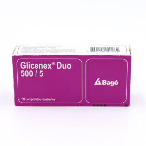 GLICENEX DUO 500 MG./5 MG. 30 COMP. - Bago