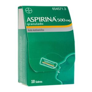 ASPIRINA 500 MG. SOBRE 10 COMP. (CJA 10 SOB.) - Bayer