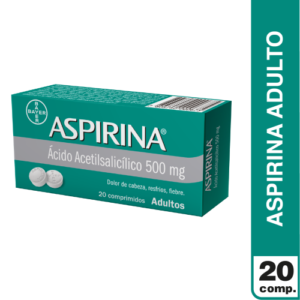 ASPIRINA ADULTO x20 COMPRIMIDOS DE 500 MG - Bayer