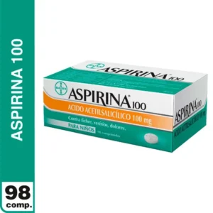 ASPIRINA 100 MG. 98 COMP. - Sin laboratorio