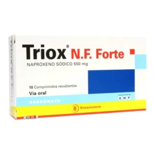 TRIOX N.F. FORTE 550 MG. 10 COMP. - Sin laboratorio