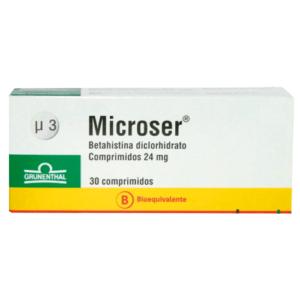 MICROSER COMPRIMIDOS 24 MG. 30 - Grunenthal