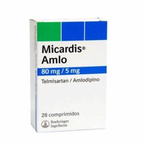 MICARDIS AMLO 80/5 MG. 28 COMP. - Sin laboratorio