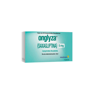 ONGLYZA COMPRIMIDOS RECUBIERTOS VIA ORAL 5MG. 28 - Astrazeneca