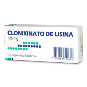CLONIXINATO DE LISINA x10 COMPRIMIDOS DE 125 MG - Mintlab