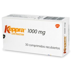 KEPPRA 1000MG.USO ORAL CAJA CON 30 COMPRIMIDOS RECUBIERTOS - Gsk pharma