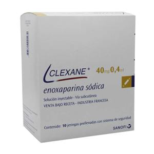 CLEXANE 40 MG. 10 JER. PRELLENADA - Sanofi aventis