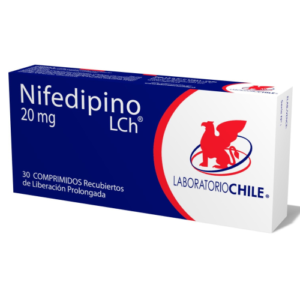 NIFEDIPINO RETARD x30 COMPRIMIDOS DE 20 MG - Lab. chile