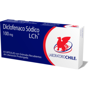 DICLOFENACO RETARD x8 CAPSULAS DE 100 MG - Lab. chile