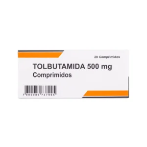 TOLBUTAMIDA 500 MG. 20 COMP. - Genericos