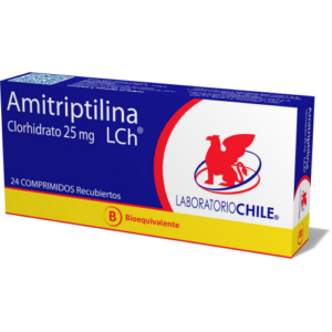 AMITRIPTILINA x24 COMPRIMIDOS RECUBIERTOS DE 25 MG - Lab. chile