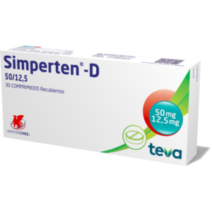 SIMPERTEN-D 50/12,5 MG. 30 COMP. - Lab. chile