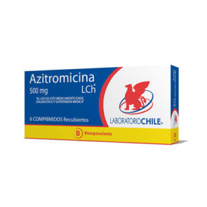AZITROMICINA 500 MG. 6 COMP. (LCH) - Genericos