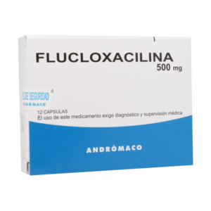 FLUCLOXACILINA x12 CAPSULAS DE 500 MG - Andromaco