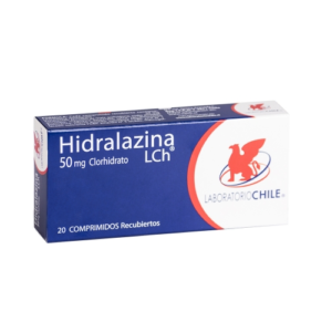 HIDRALAZINA x20 COMPRIMIDOS DE 50 MG - Lab. chile