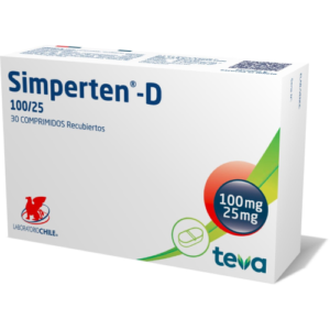 SIMPERTEN D 100/25 MG. 30 COMP. - Lab. chile