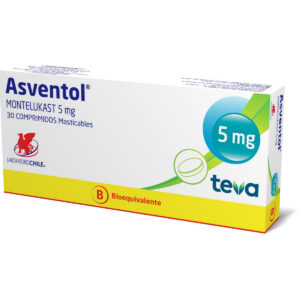 ASVENTOL 5 MG. 30 COMP. - Lab. chile