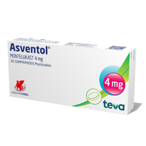 ASVENTOL 4 MG. 30 COMP. - Lab. chile