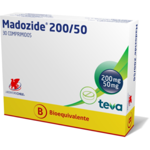 MADOZIDE 200 MG./50 MG. 30 COMP. - Lab. chile