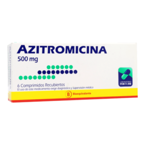 AZITROMICINA x6 COMPRIMIDOS RECUBIERTOS DE 500 MG - Mintlab