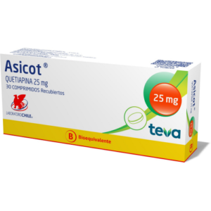 ASICOT COMPRIMIDOS 25 MILIGRAMOS 30 - Lab. chile