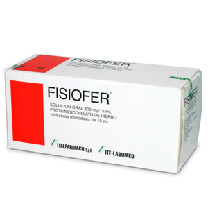 FISIOFER SOLUCION ORAL FRASCO MONODOSIS 15ML. 10 - Labomed
