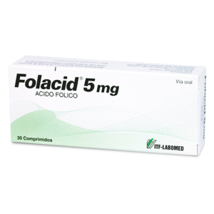 FOLACID x30 COMPRIMIDOS DE 5 MG - Itf labomed