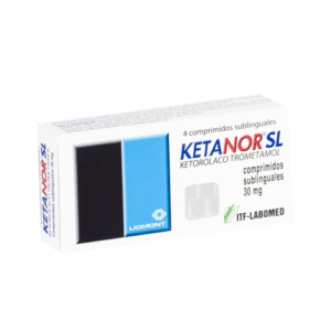 KETANOR-SL COMPRIMIDOS SUBLINGUALES 30MG. 4 - Itf labomed