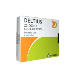 DELTIUS SUSP. ORAL 25000 UI. 4 AMP. - Itf labomed