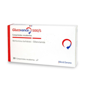 GLUCOVANCE x30 COMPRIMIDOS DE 500/5MG - Merck