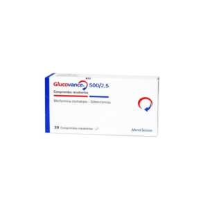 GLUCOVANCE x30 COMPRIMIDOS DE 500/2,5MG - Merck