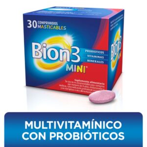 BION 3 MINI CULTIVOS PROBIOTICOS COMPRIMIDOS MASTICABLES  30 - P&g farma
