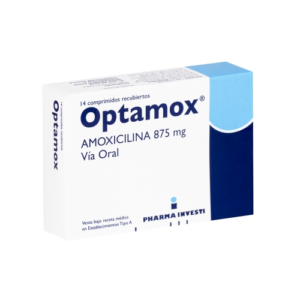 OPTAMOX x14 COMPRIMIDOS RECUBIERTOS DE 875 MG - Pharma investi