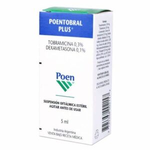 POENTOBRAL PLUS SUSPENSION OFTALMICA ESTERIL DE 5 ML - Poen