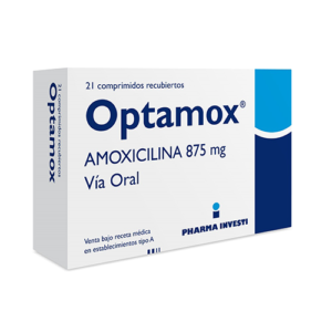 OPTAMOX x21 COMPRIMIDOS RECUBIERTOS DE 875 MG - Pharma investi