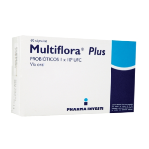 MULTIFLORA PLUS x60 CAPSULAS DE 100.000.000 UFC - Pharma investi