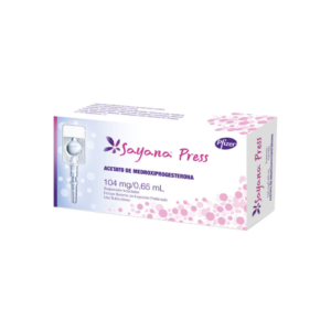 SAYANA PRESS SUSPENSION INYECTABLE 104MG/0,65ML x1 JERINGA - Pfizer