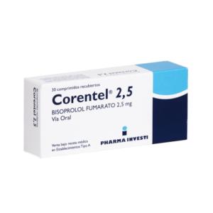 CORENTEL x30 COMPRIMIDOS RECUBIERTOS DE 2,5 MG - Pharma investi