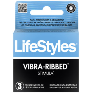 LIFESTYLES PRESERVATIVO STIMULA VIBRA-RIBBED x3 - Prater