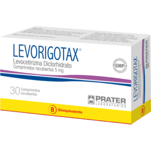 LEVORIGOTAX 5MG COMPRIMIDOS RECUBIERTOS.30 - Prater